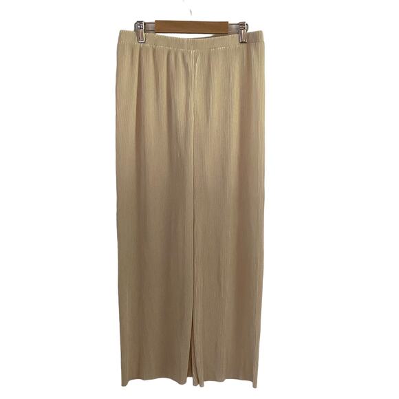 Ro & De Co-ord Accordion Pleated Cropped Wide Leg Pants M Medium NWT - Picture 1 of 8